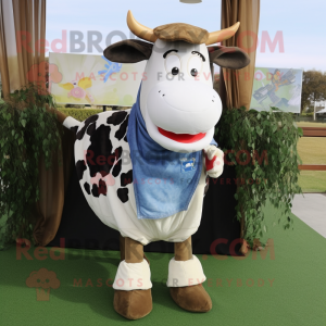 Olive Holstein Cow mascotte...