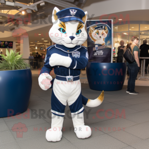 Navy Lynx maskot kostume...