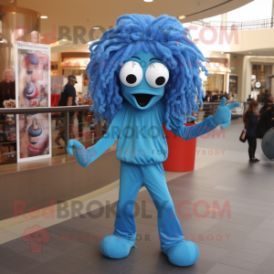 Sky Blue Medusa mascotte...