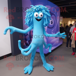 Sky Blue Medusa mascotte...
