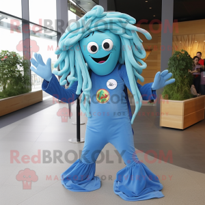 Błękitna Meduza w kostiumie...