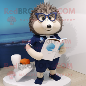 Navy Hedgehog mascotte...