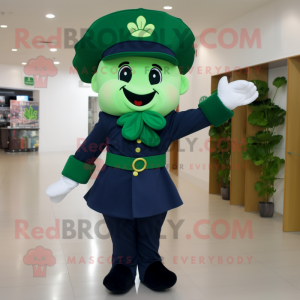 Navy Four Leaf Clover...