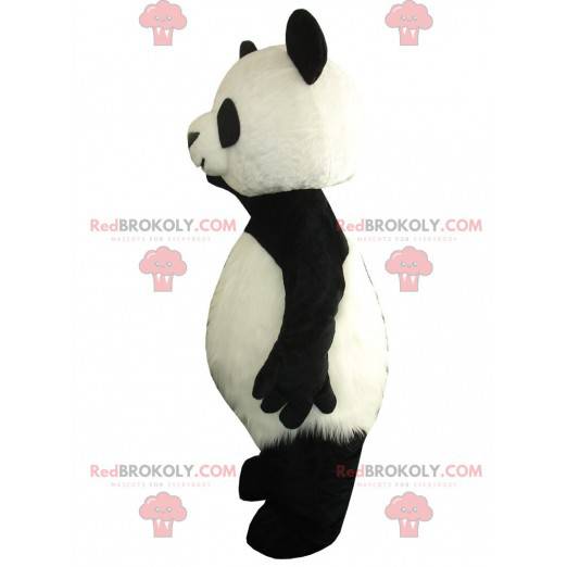 Riesenpanda-Maskottchen, riesiges Schwarz-Weiß-Bärenkostüm -