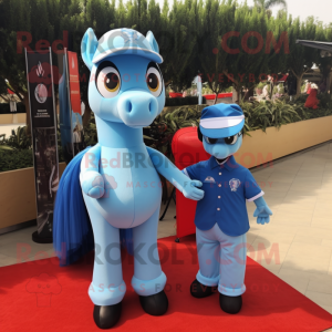 Sky Blue Mare maskot...