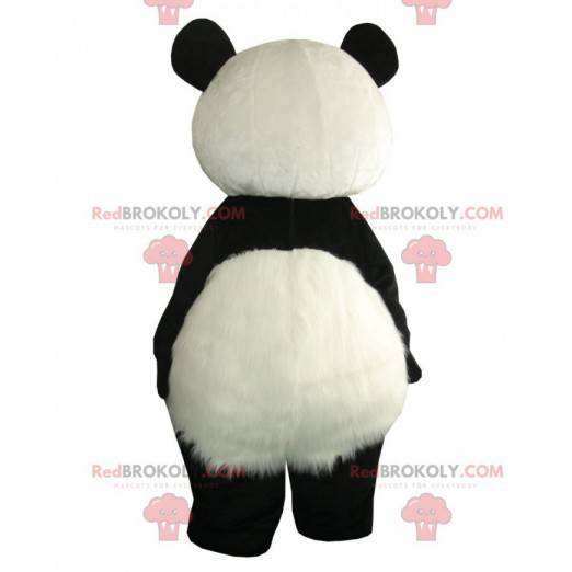 Riesenpanda-Maskottchen, riesiges Schwarz-Weiß-Bärenkostüm -