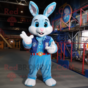 Blue Rabbit mascotte...