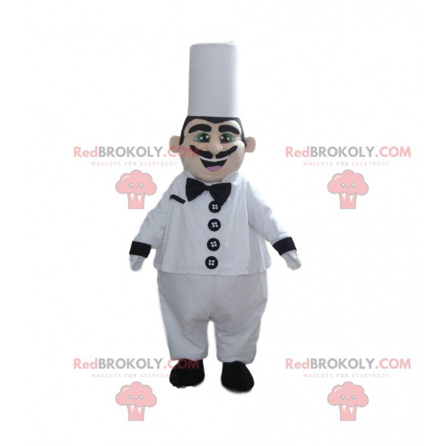 Mascotte de chef cuisinier, costume de restaurateur -