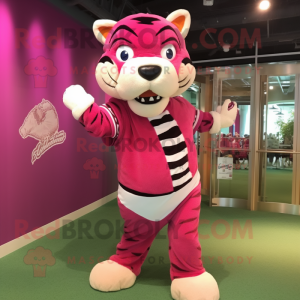 Magenta Tiger mascotte...