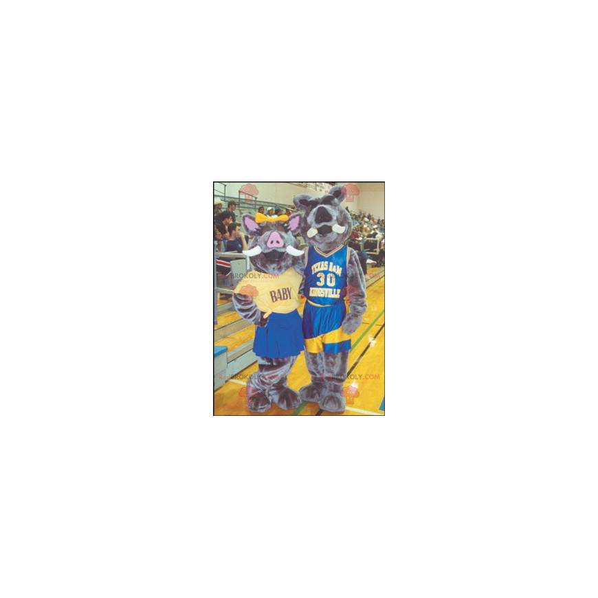 2 mascotes de porco selvagem - Redbrokoly.com 2 mascotes de porco selvagem - Redbrokoly.com
