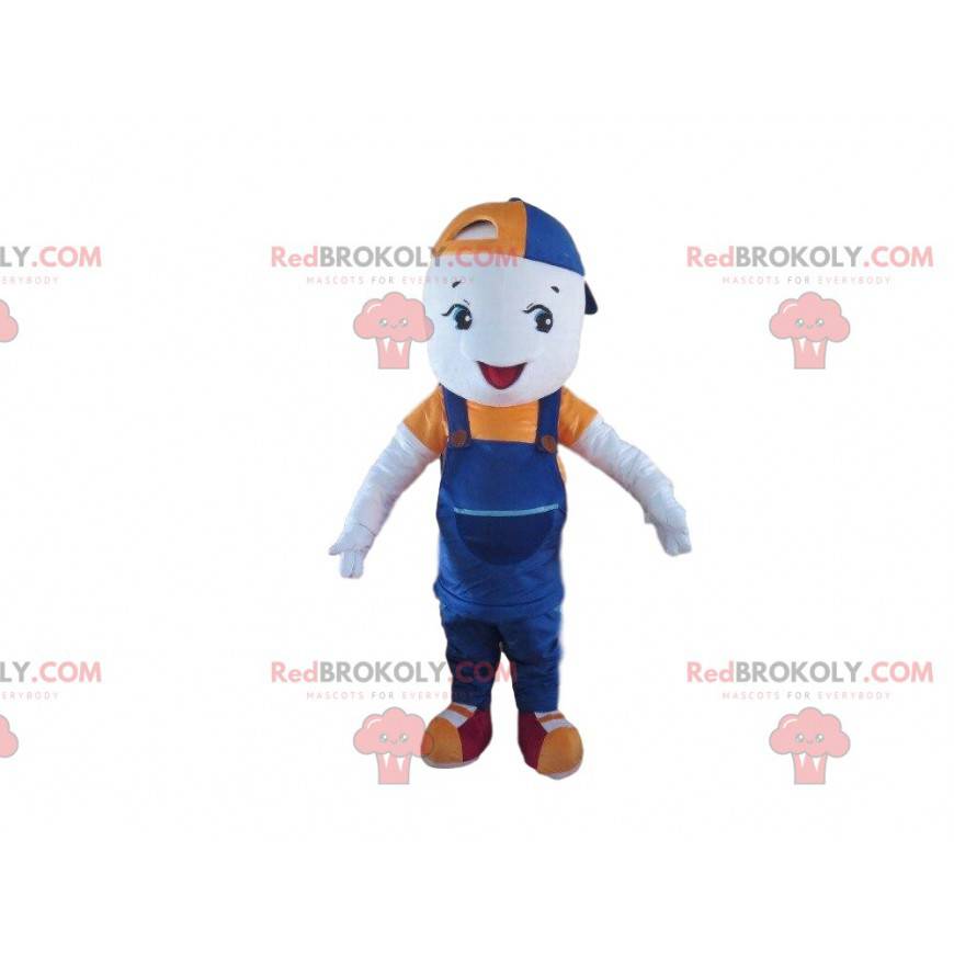 Liten gutt maskot, barnedrakt med hette - Redbrokoly.com Liten gutt maskot, barnedrakt med hette - Redbrokoly.com