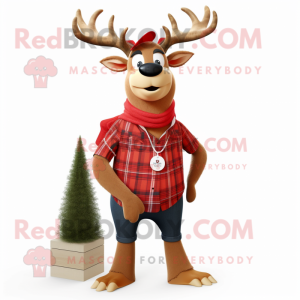 Red Deer mascotte kostuum...