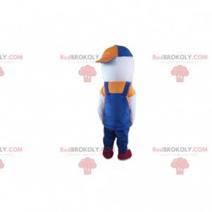 Mascotte ragazzino, costume da bambino con berretto -