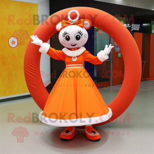 Orange Ring Master mascotte...