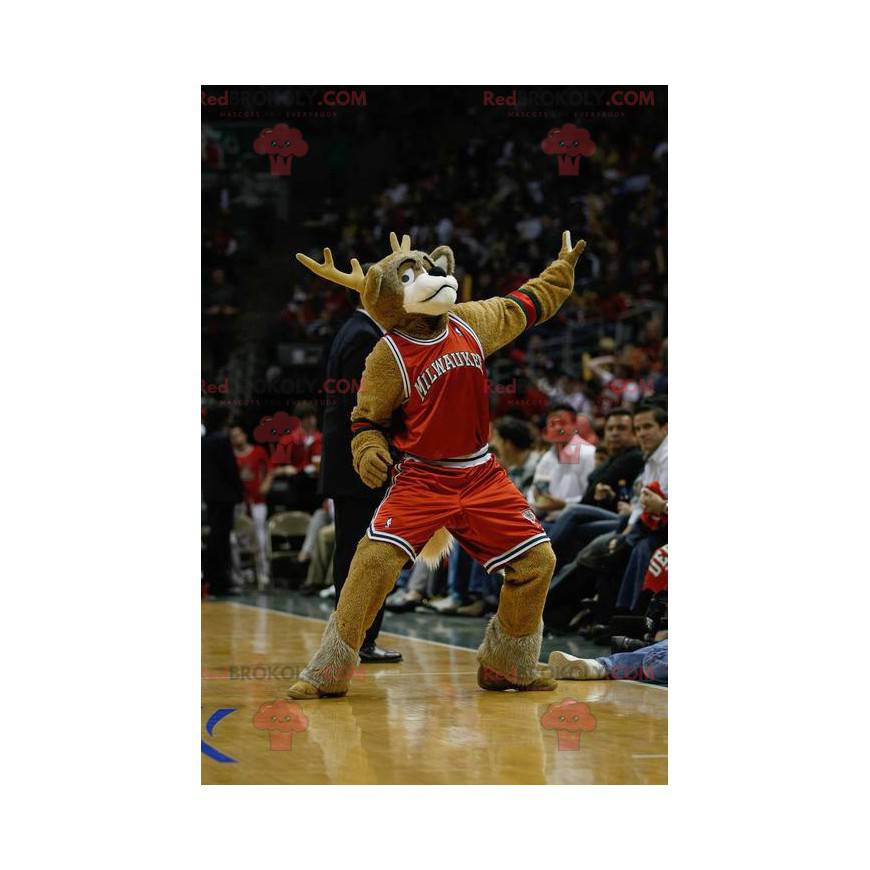 Mascotte d'élan de renne de chevreuil - Redbrokoly.com Mascotte d'élan de renne de chevreuil - Redbrokoly.com