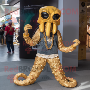 Goldkraken Maskottchen...