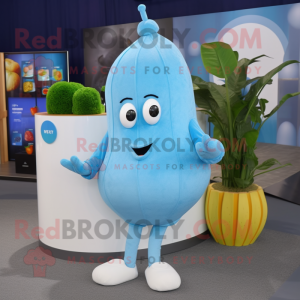 Sky Blue Squash mascotte...