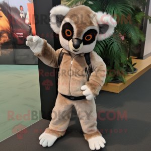  Lemur mascotte kostuum...