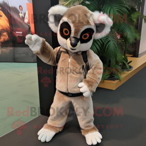  Lemur maskot kostume...