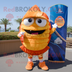 Postava maskota Orange Fish...
