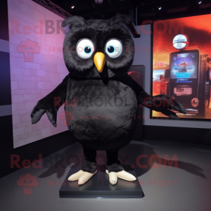 Black Owl mascotte kostuum...