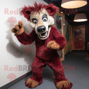 Maroon Hyena mascotte...