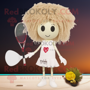 Beige Beet mascotte kostuum...