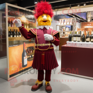 Maroon Swiss Guard mascotte...