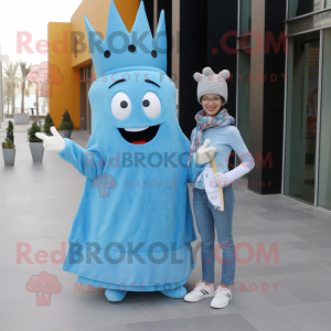 Sky Blue Queen maskot...