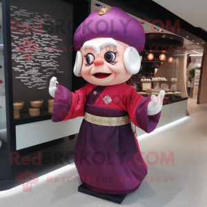  Plum mascotte kostuum...