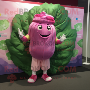 Pink Cabbage Leaf mascotte...