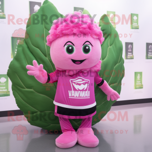 Pink Cabbage Leaf mascotte...