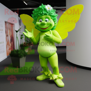 Lime Green Cupid mascotte...