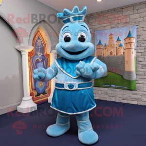 Postava maskota Sky Blue...