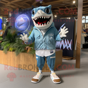  Megalodon mascotte kostuum...