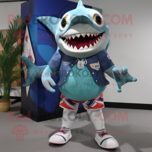  Megalodon maskot kostume...