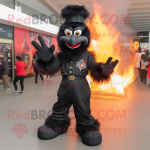 Black Fire Eater mascotte...