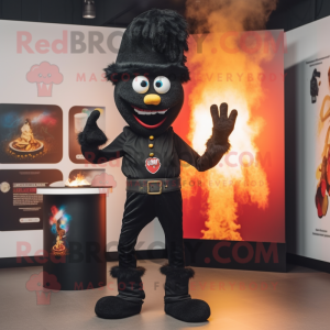 Black Fire Eater maskot...