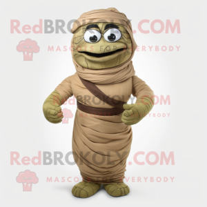 Olive Mummy mascotte...