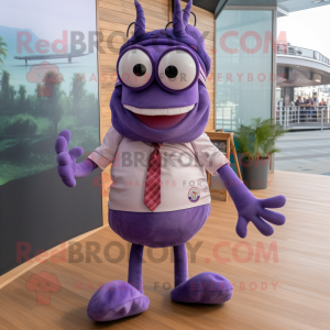 Purple Lobster mascotte...