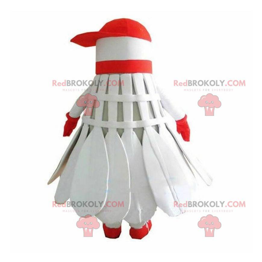 Mascotte de volant de badminton, costume de sport -