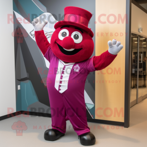 Magenta Ring Master maskot...