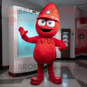 Red Ice maskot kostume...