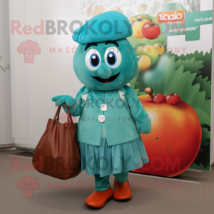 Teal Tomato mascotte...