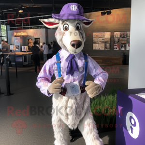 Lavender Boer Goat mascotte...