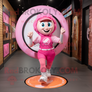 Pink Plate Spinner mascotte...