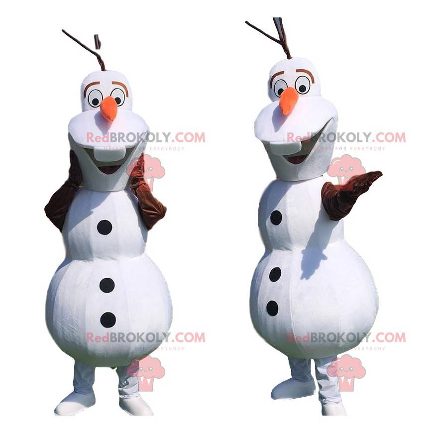 Mascot of Olaf, famous cartoon snowman - Redbrokoly.com