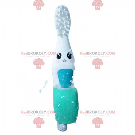 Giant toothbrush mascot, electric toothbrush - Redbrokoly.com