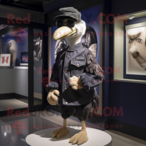 Navy Ostrich mascotte...