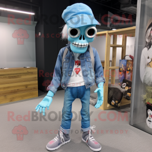 Sky Blue Undead maskot...